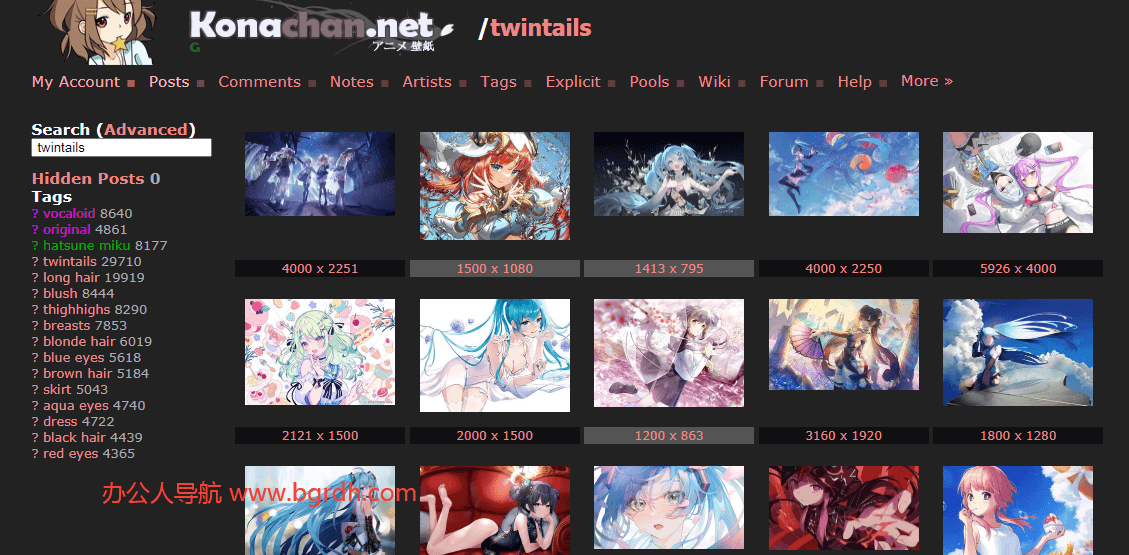 konachan插图