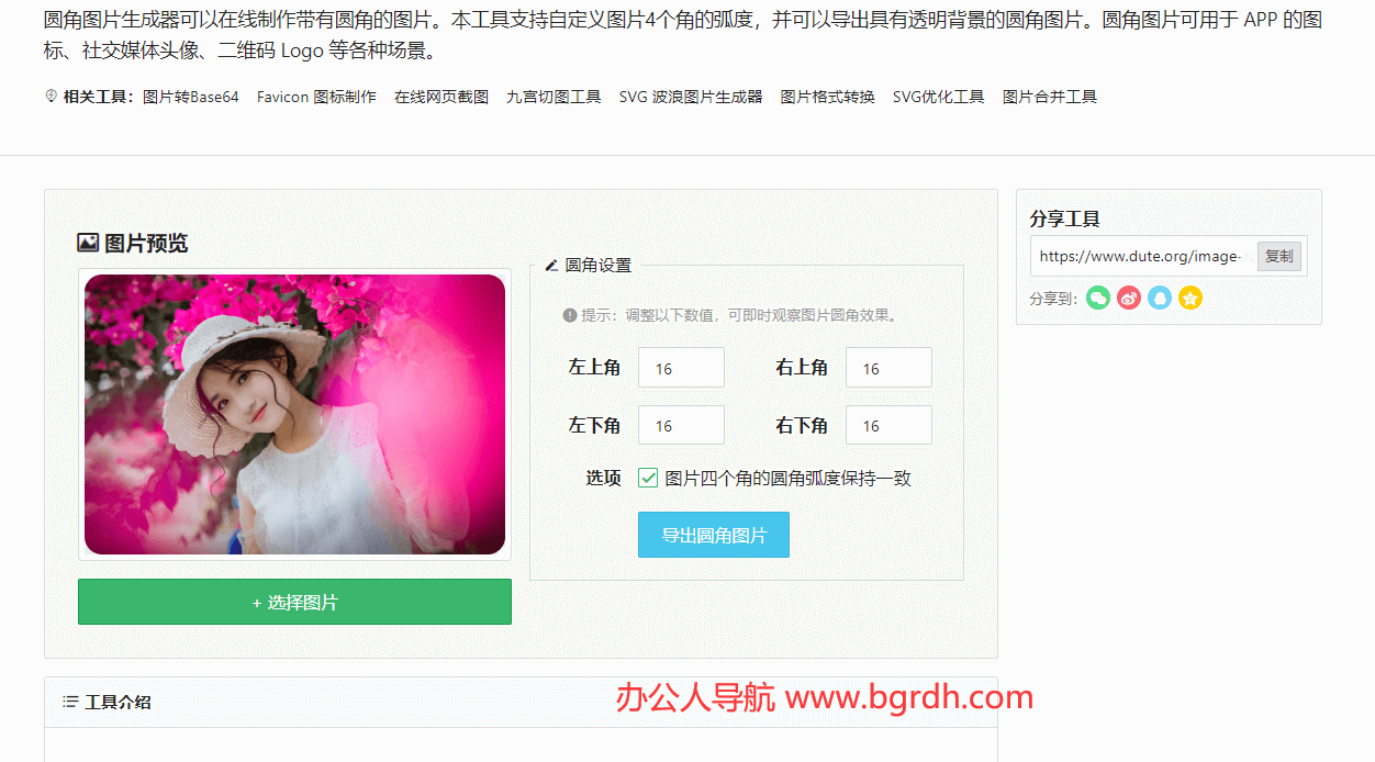 图片圆角工具插图