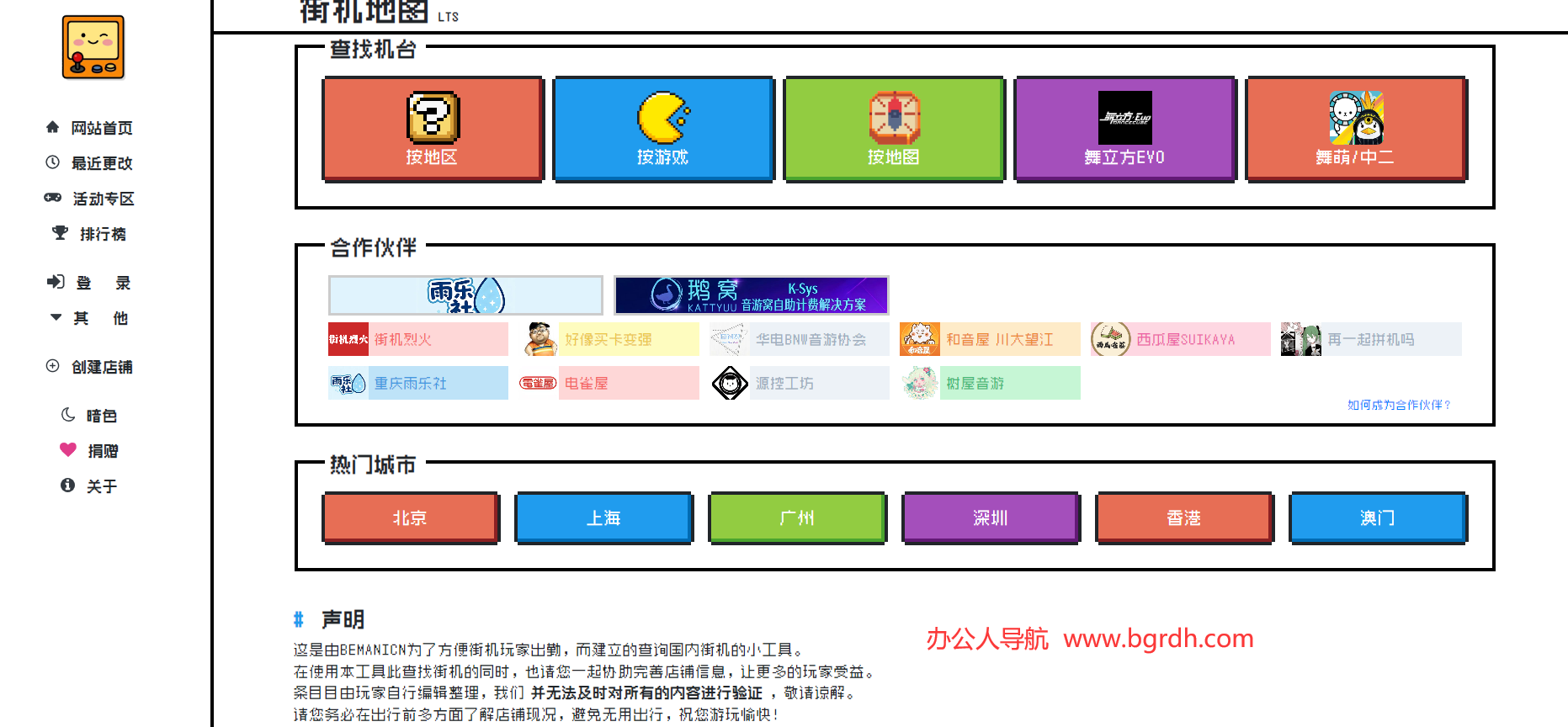 街机地图插图