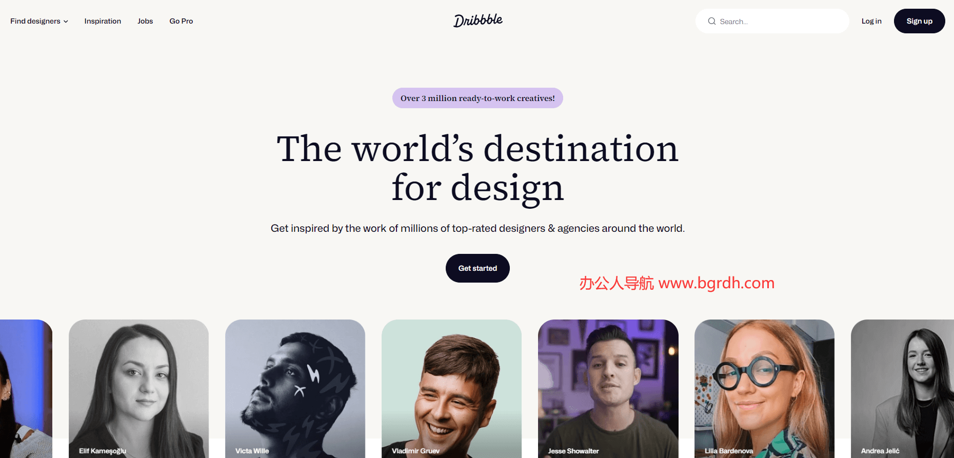 Dribbble插图